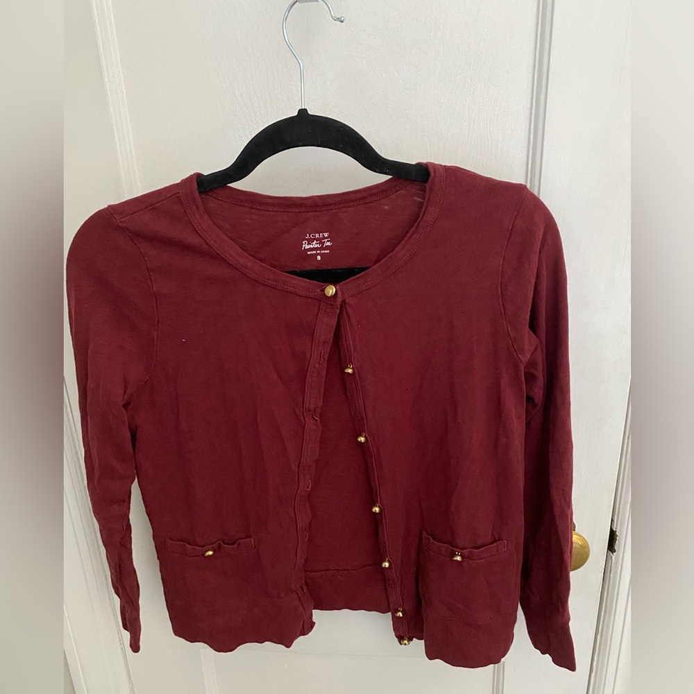 J.Crew Painter Tee Cardigan